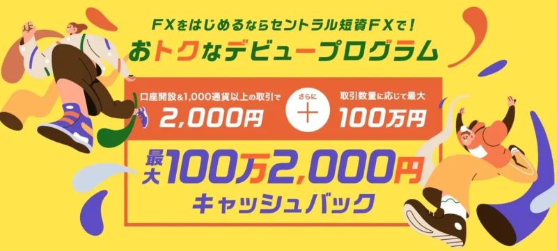 セントラル短資FXのキャンペーン