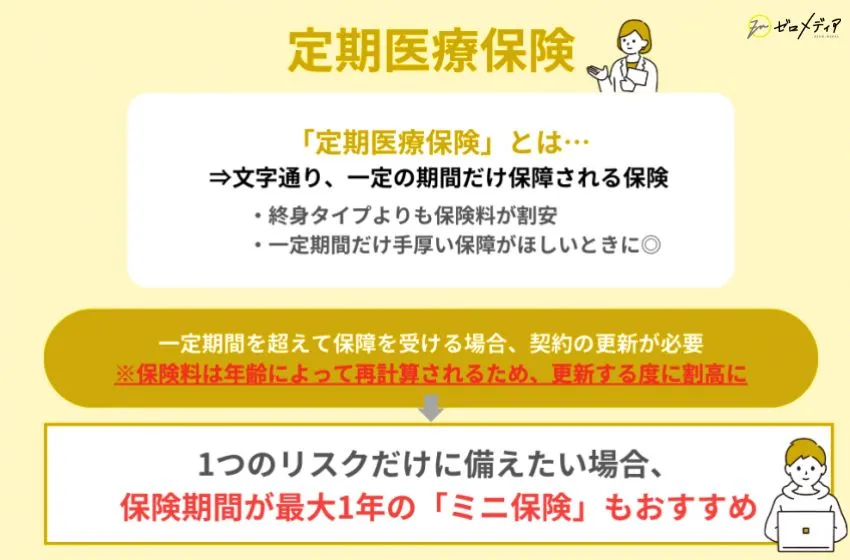 定期医療保険