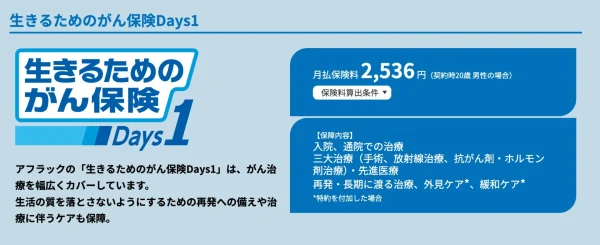 生きるためのがん保険Ｄａｙｓ1