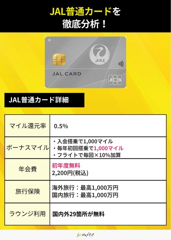 JAL普通カード