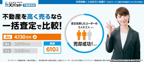 ズバット不動産売却