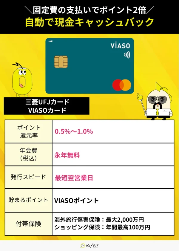 VIASOカード スペック表