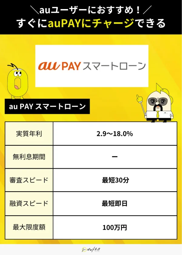 auペイスマートローンスペック