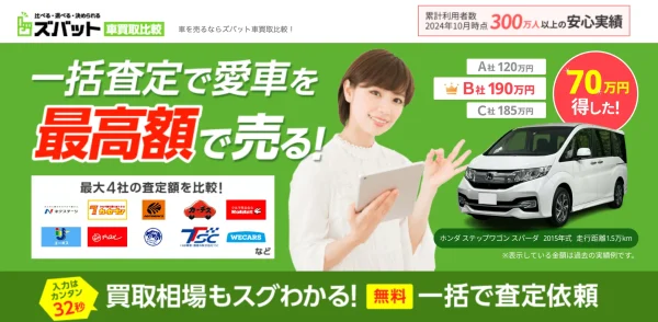 ズバット車買取比較