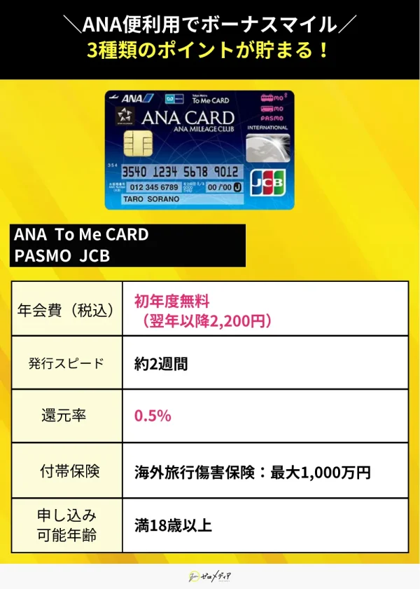ソラチカカード 年会費無料 クレジットカード