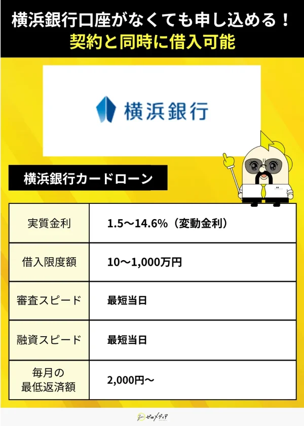 銀行カードローン 横浜銀行