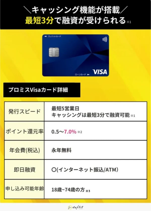 プロミスVISAカード