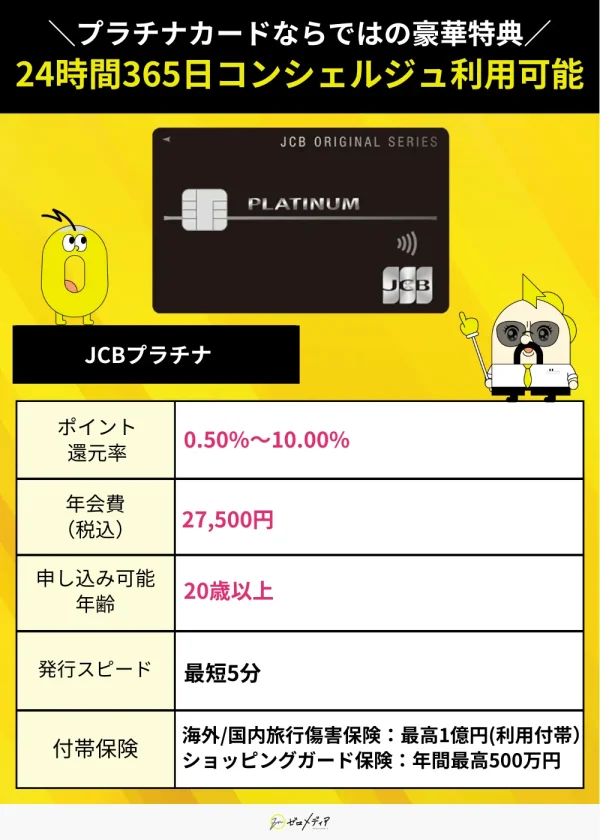 JCBカード JCBプラチナ