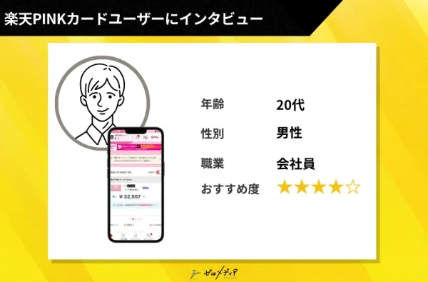 楽天PINKカード　インタビュー